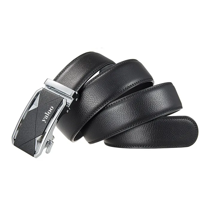 Yalu Cow Split Leather Belts Men's Width 3.5CM-7