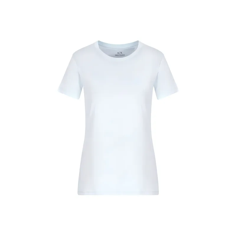 ARMANI EXCHANGEAE Regular T Shirt Women's Light Blue-0