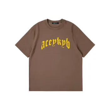 YK&YB T Shirts Unisex Brown