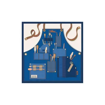 LONGCHAMP Silk Scarves Women's Blue