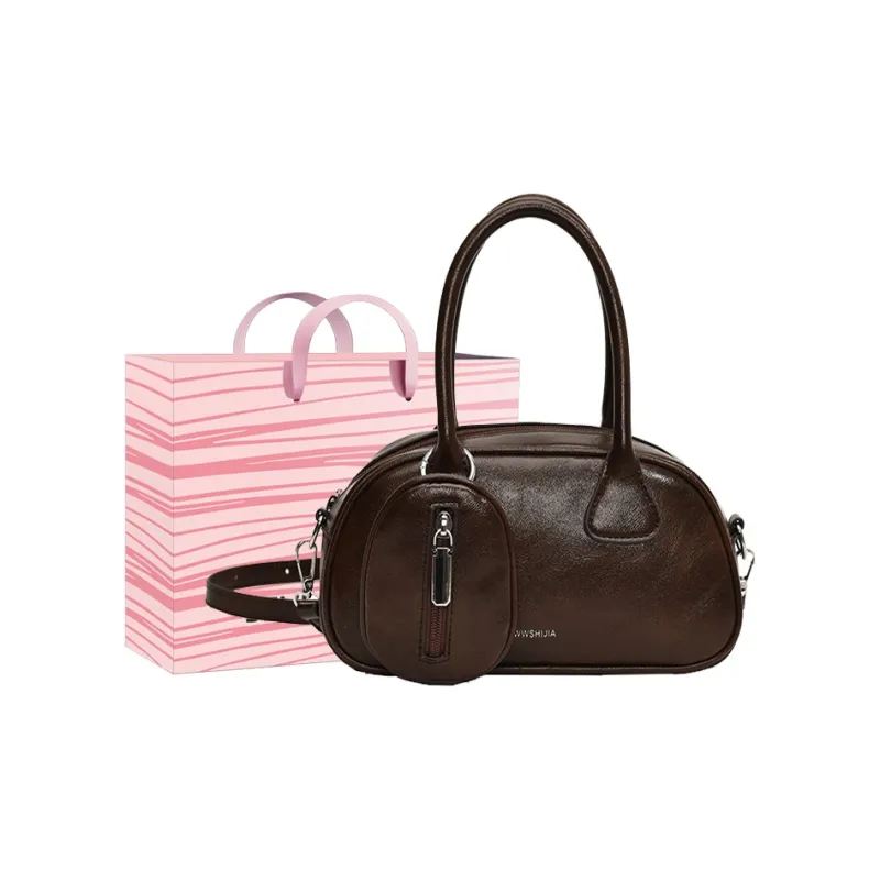 SEVENMOONS PU Shoulder Bag, Crossbody Bag, Handbag Regular Women's Black/Burgundy/Coffee/Brown-6