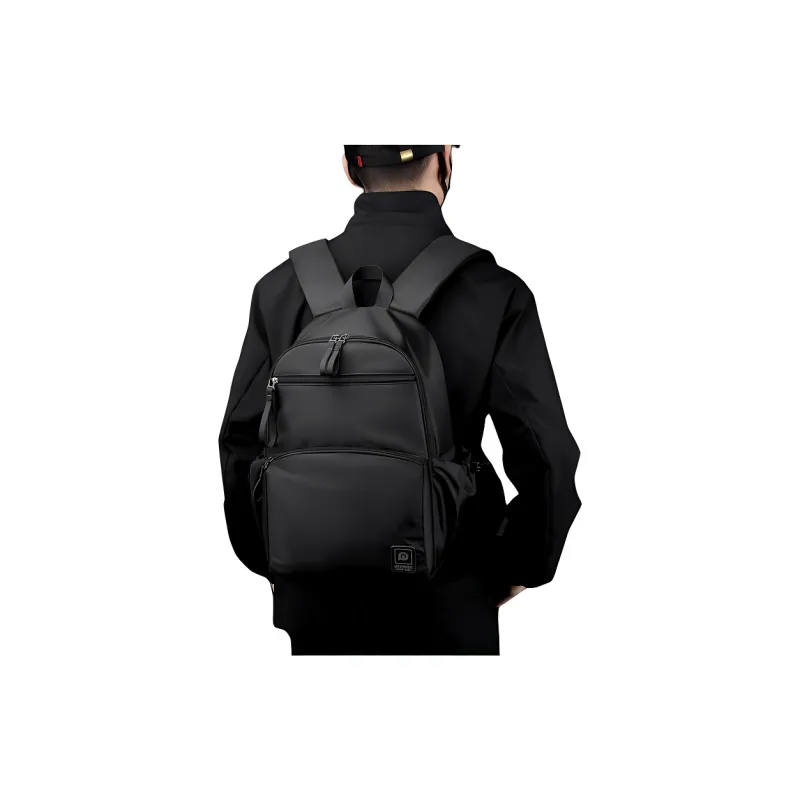 Boniu Nylon Fabric Backpack Regular Unisex Multicolor-1