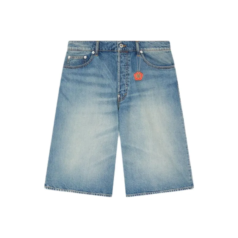 KENZO SS25 Denim Shorts Men's Blue-0