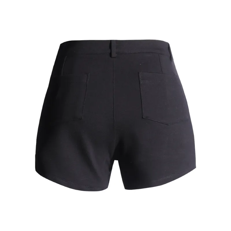 ZAZN Denim Shorts Women's Black-1