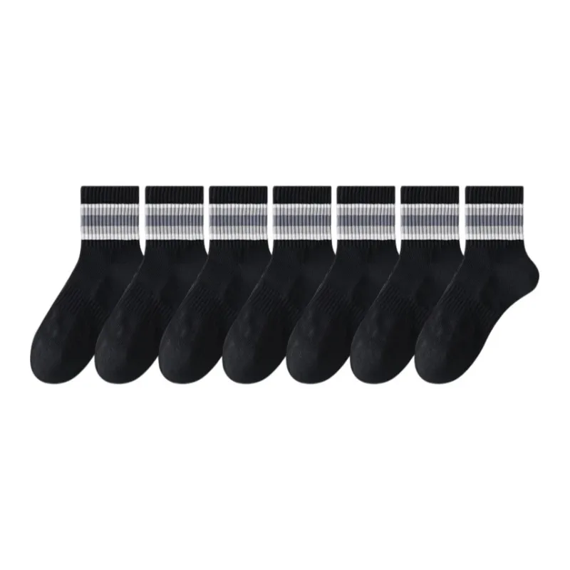 7 SEVFUN Mid Calf Socks Men's Combo Set-28