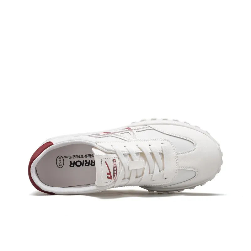 Warrior Slip Resistant And Breathable Low Top Casual Shoes Women's Red-2