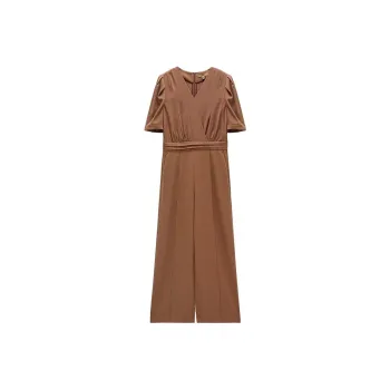 INSUN Jumpsuits Women's Caramel