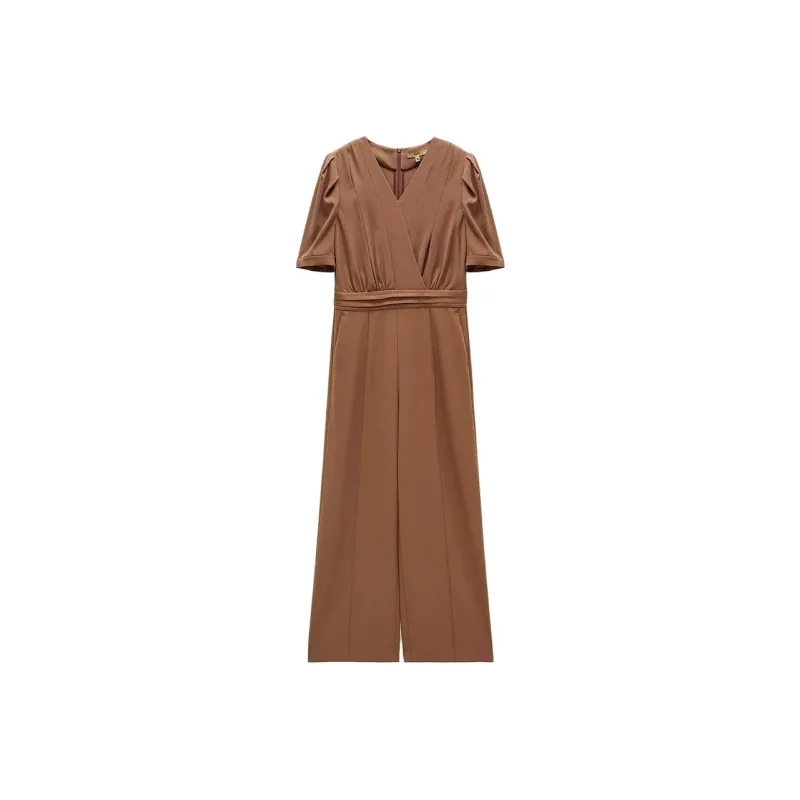 INSUN Jumpsuits Women's Caramel-0