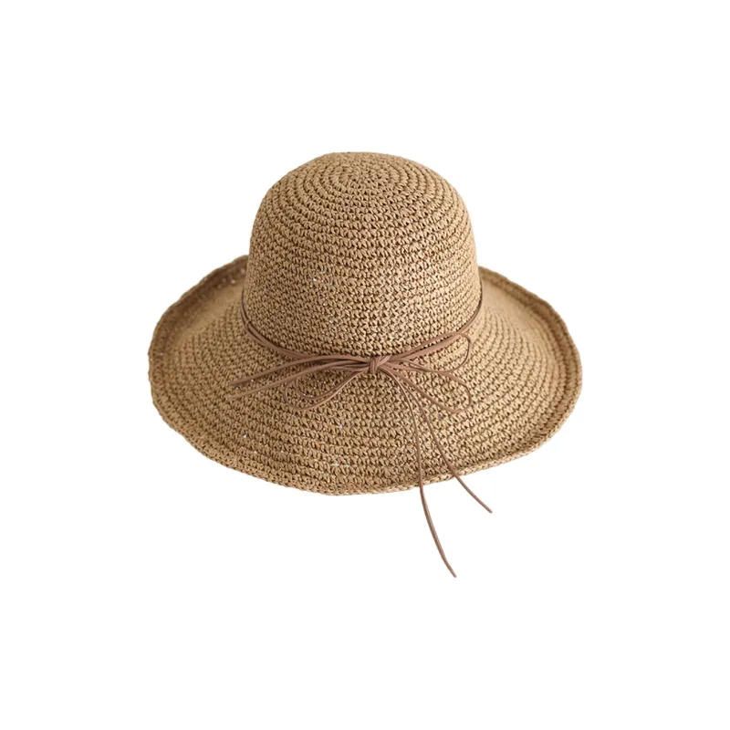 Youyoulan Straw Woven Sun Protection Hats Women's-0