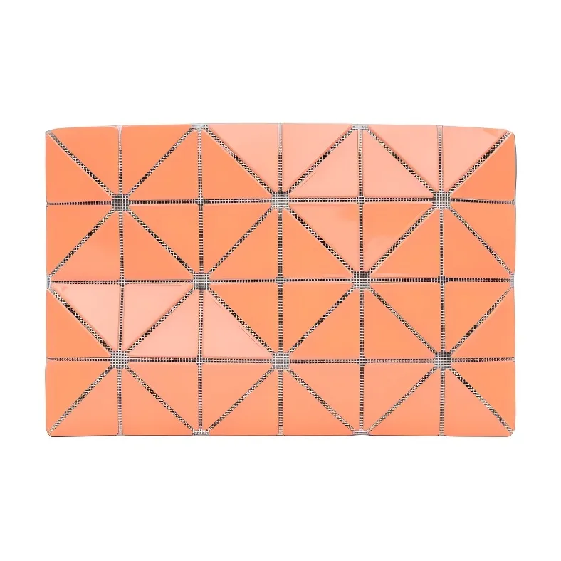ISSEY MIYAKE PVC Polyvinyl Chloride Resin Clutch Women's Orange-1