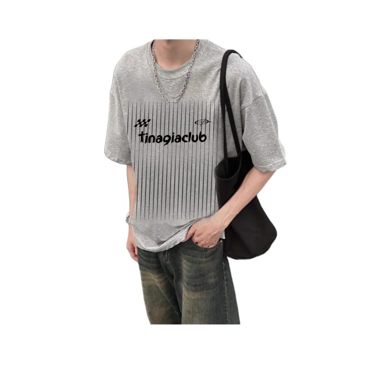 TINA GIA T Shirts Unisex Heather Gray-0