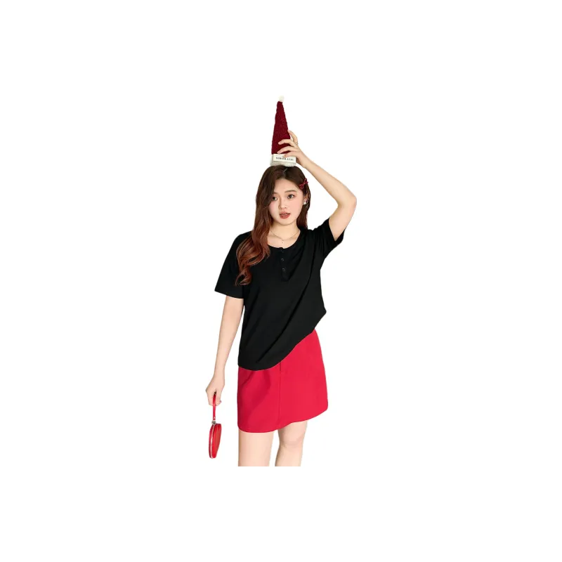 DAMABAIFENBAI Regular T Shirt Women's-4