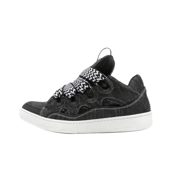 Lanvin Low Top Skateboard Shoes Men's Black