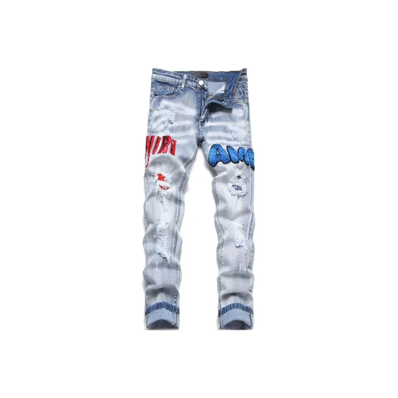 PAINT STAIN Jeans Unisex-0