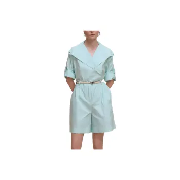 HERMES Jumpsuit Women's Light Blue