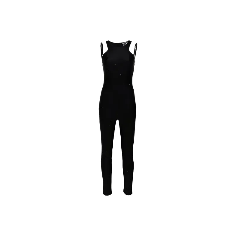 VERSACE JEANS Crystal Embellished Mini Dress-0