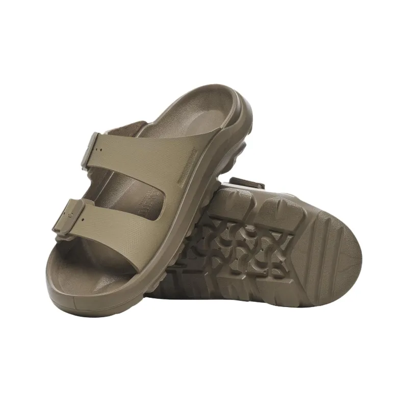 Birkenstock Mogami Terra PU Polyurethane Abrasion Resistant Slide Slippers Unisex Khaki-4