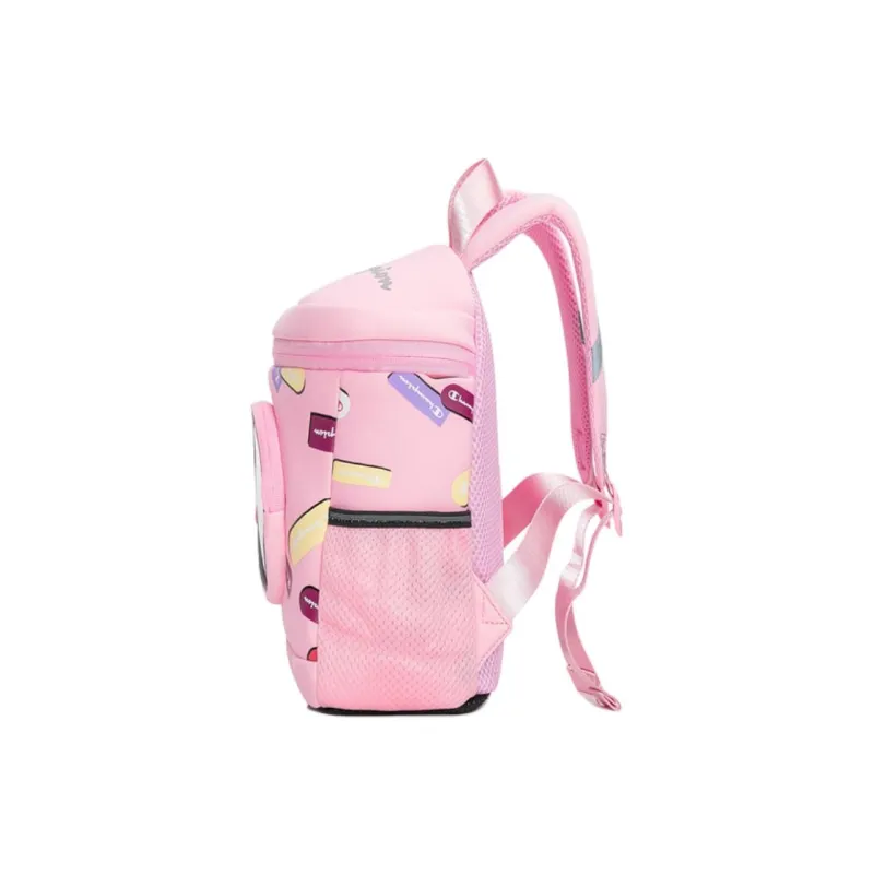 Champion Cute Logo Print Backpack Kids' Red/Pink-2