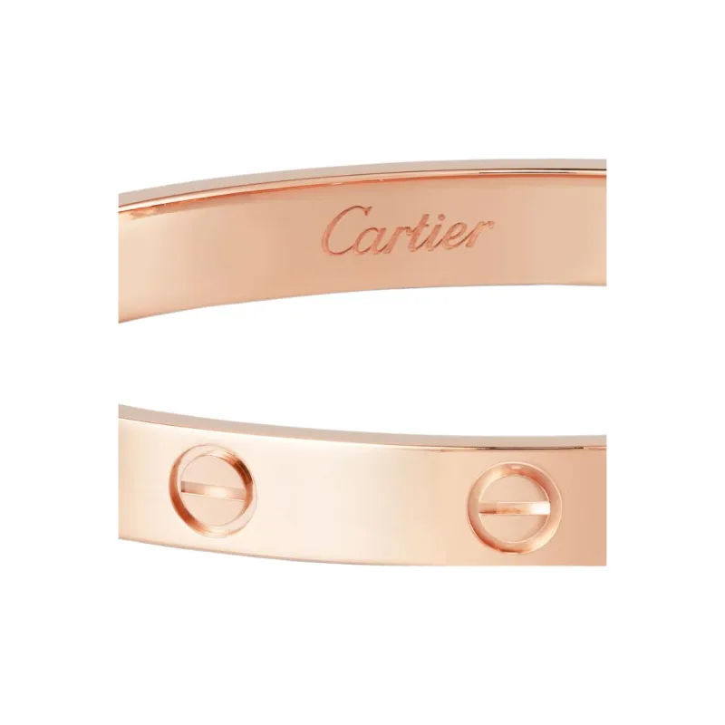 CARTIER 18K Rose Gold Bangles Unisex Rose Gold-2