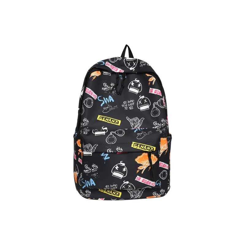 LEXI Nylon Backpack Unisex Multicolor-3