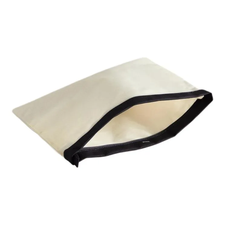 ZARA Polyester Toiletry Bag Tubas Unisex Light Beige Yellow-5