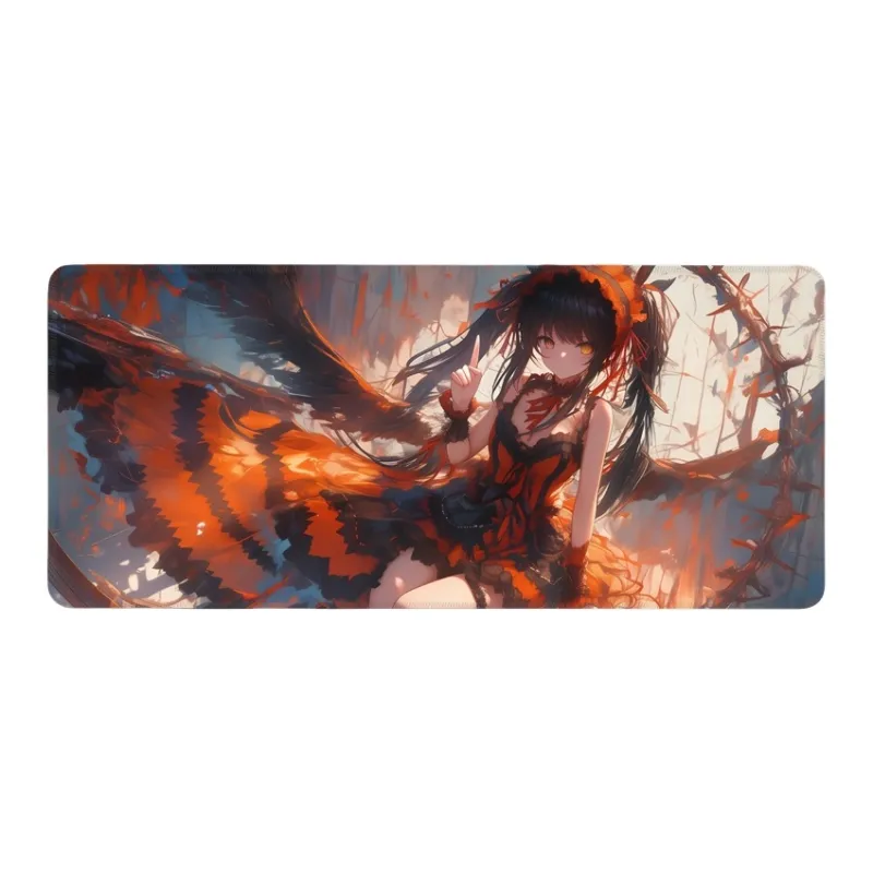 DANYIN Extra Large Date A Live Table Mats Esports Gaming Keyboard Pads Kurumi Tokisaki Anime Home Mouse Pads Mouse Pads-3