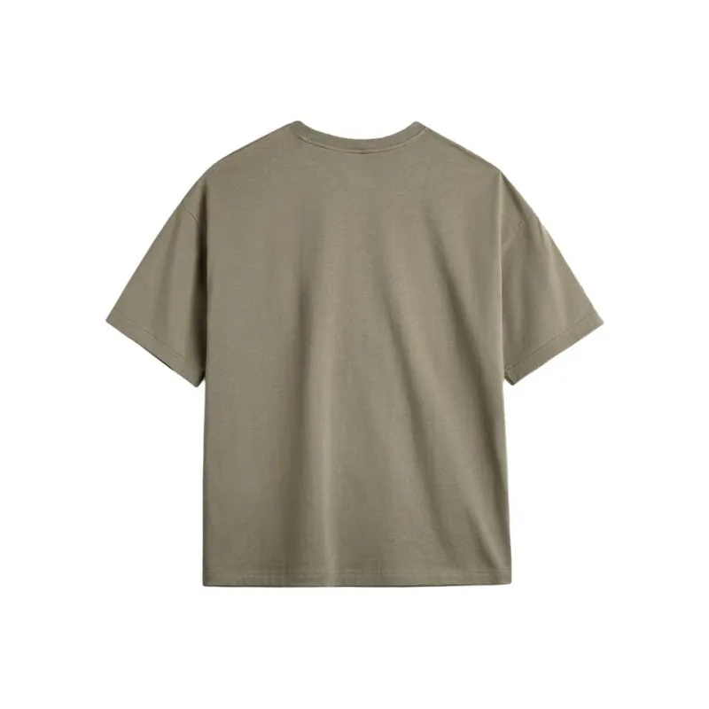 MADEN T Shirts Men Light Green-1