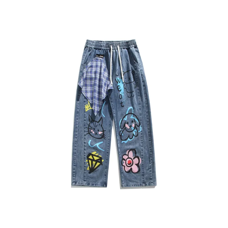 FISHGALAXY Jeans Unisex Blue-1