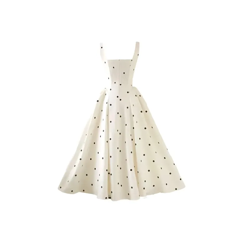 Mu Xiao Xin Slip Dresses Women's Apricot-1