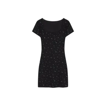 MISS VIGOR Short Sleeved Dress Women's