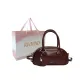 Burgundy+Shopping Bag
