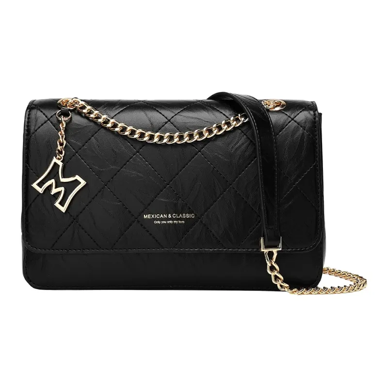 MEXICAN PU Shoulder Bag, Crossbody Bag Women's White/Black-0