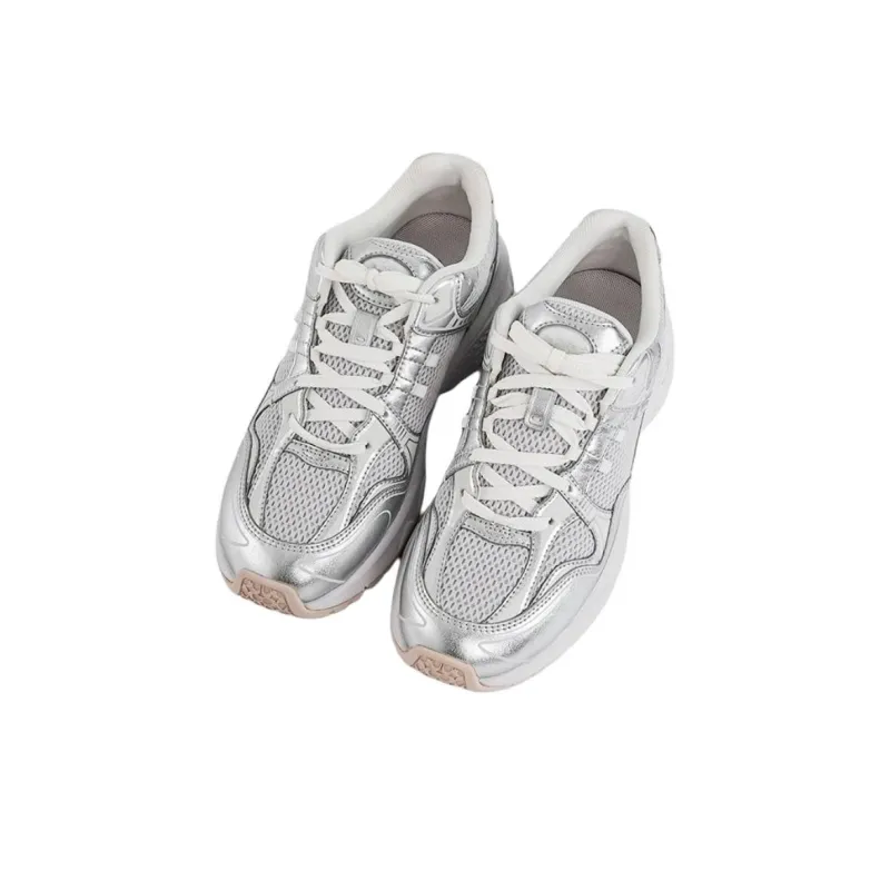 COACH Low Top Casual Shoes Women's Silver-2