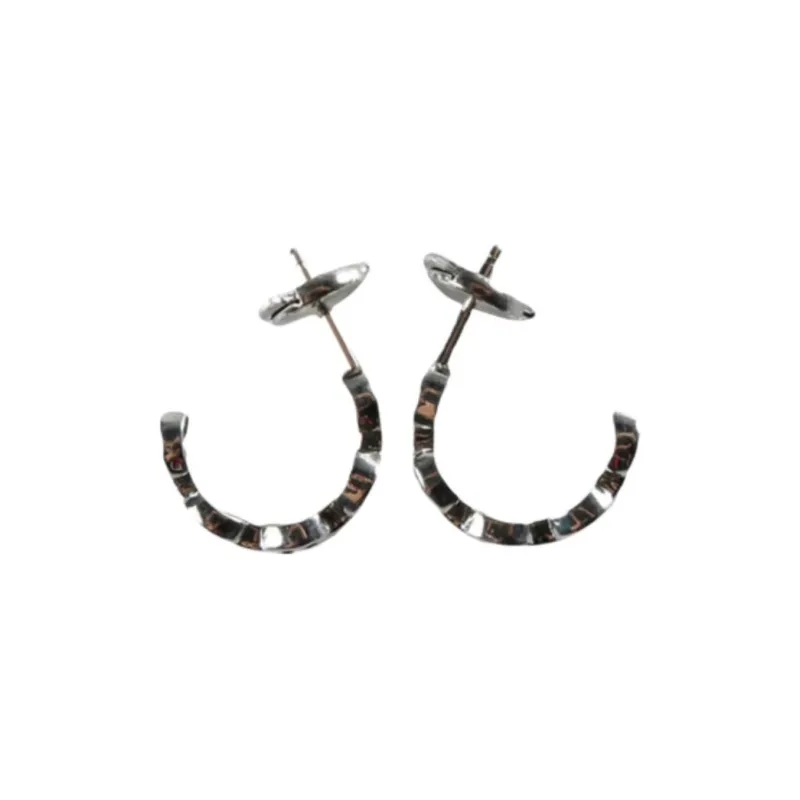 HOORSENBUHS 100% Silver Earrings Unisex Silver-1