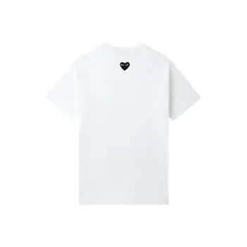 CDG Play T Shirts Unisex White