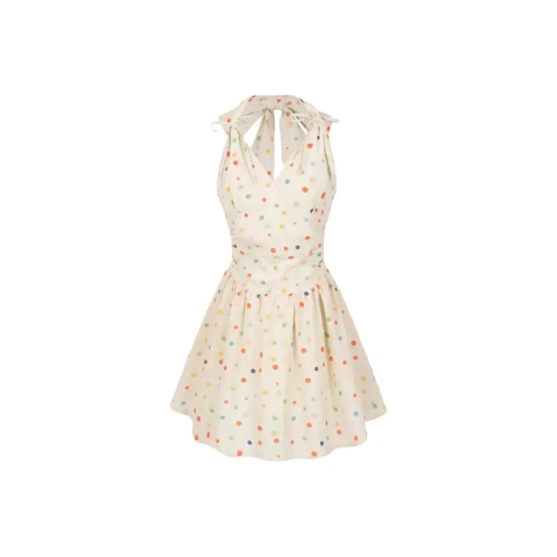 IDLE SOUL Slip Dresses Women's Apricot-0
