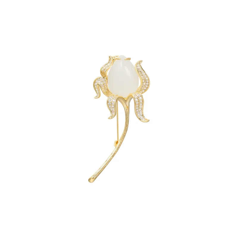 Zoo Jewel Copper Alloy Brooches Women's-0