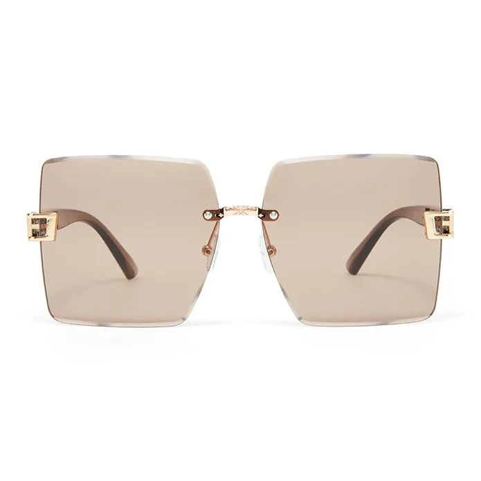 CinvaiKrose TR/Memory Plastic Metal Square Sunglasses Unisex-1