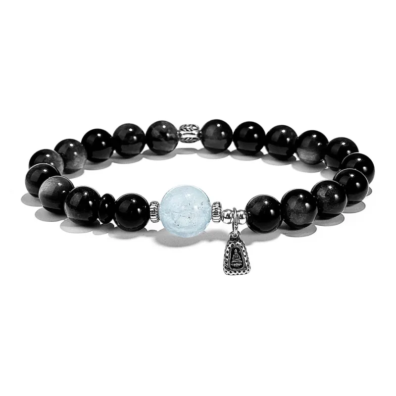 CMFY Obsidian Jade Bracelets Unisex-0