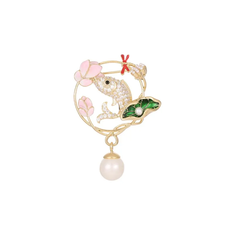 Yamaichi Maru Eco Friendly Copper Brooches Women's-0