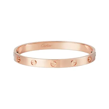 CARTIER 18K Rose Gold Bangles Unisex Rose Gold