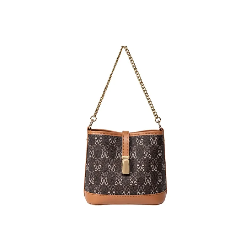 OMI PVC With Synthetic Leather Bucket Bags Crossbody Bag, Shoulder Bag Women's Multicolor-6