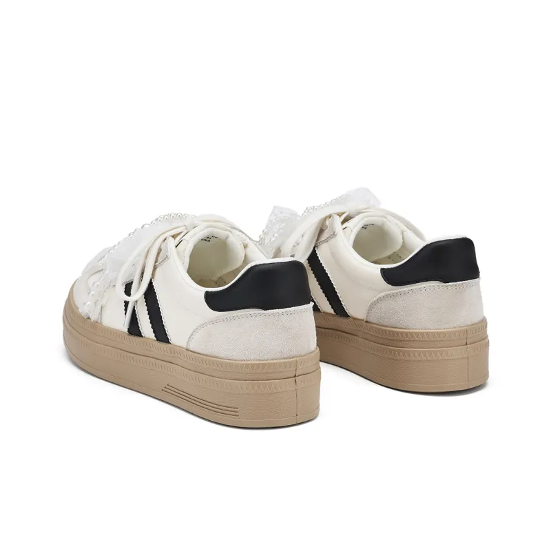 Hotwind Virtue Collection Ballet Style German Army Trainers Low Top Skateboard Shoes Women's-22