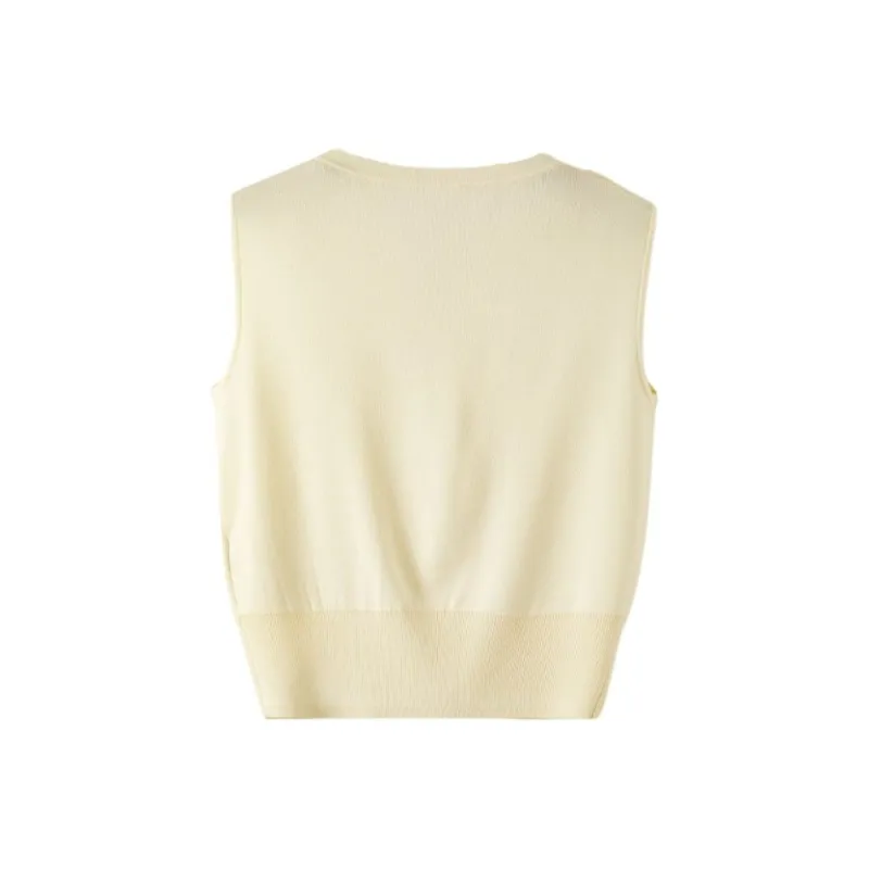 Late White Knitwear Women's Light Yellow-1