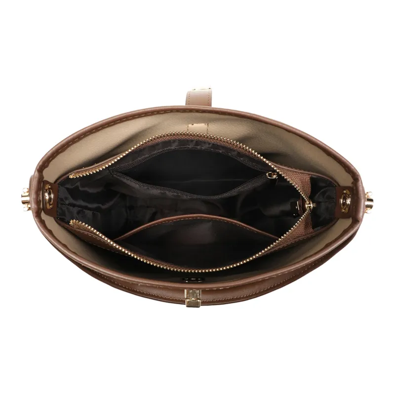 PT'SON Synthetic Leather Shoulder Bag, Crossbody Bag, Handbag Regular Women's Coffee-7