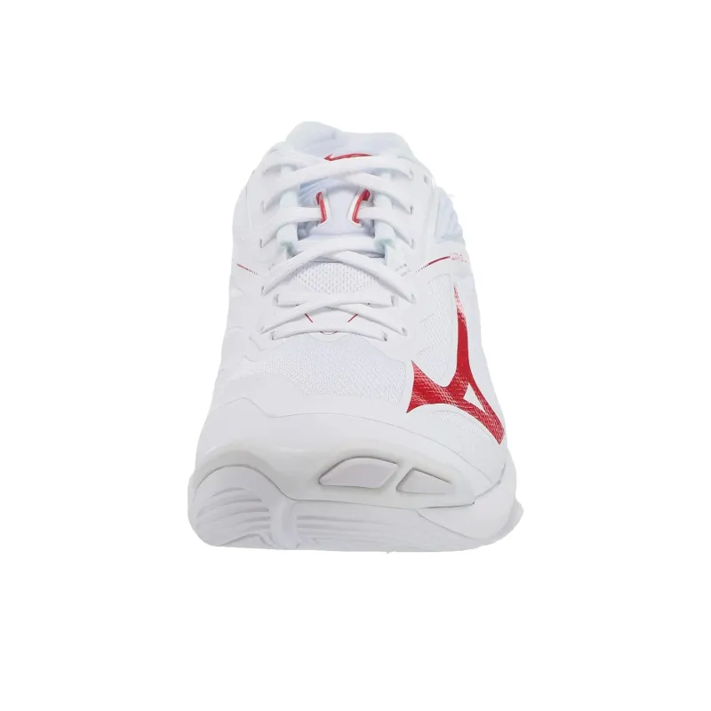 Mizuno Wave Lightning Z6 Anti Slip Wear Resistant Low Top Training Shoes Women's White-3