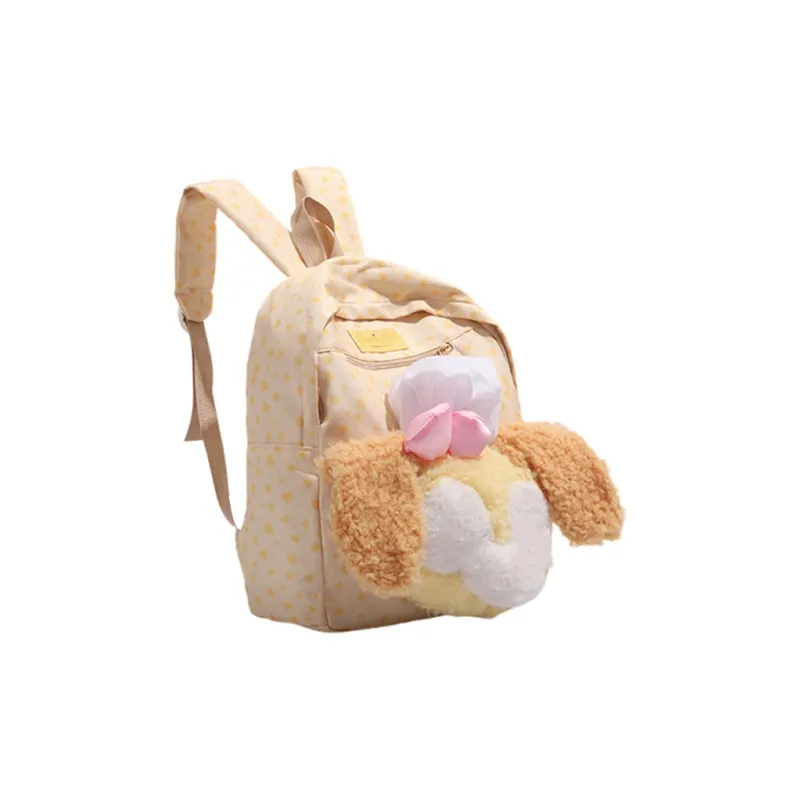 DCLOUD Nylon Backpack Unisex Yellow-2