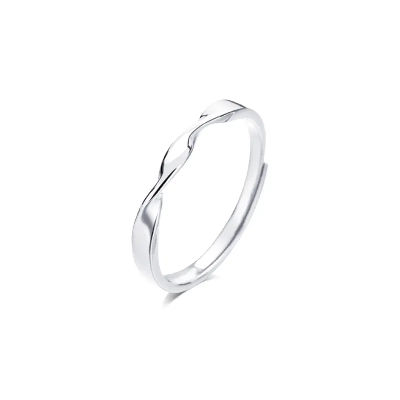 KUMET Sterling Silver Rings Unisex-5