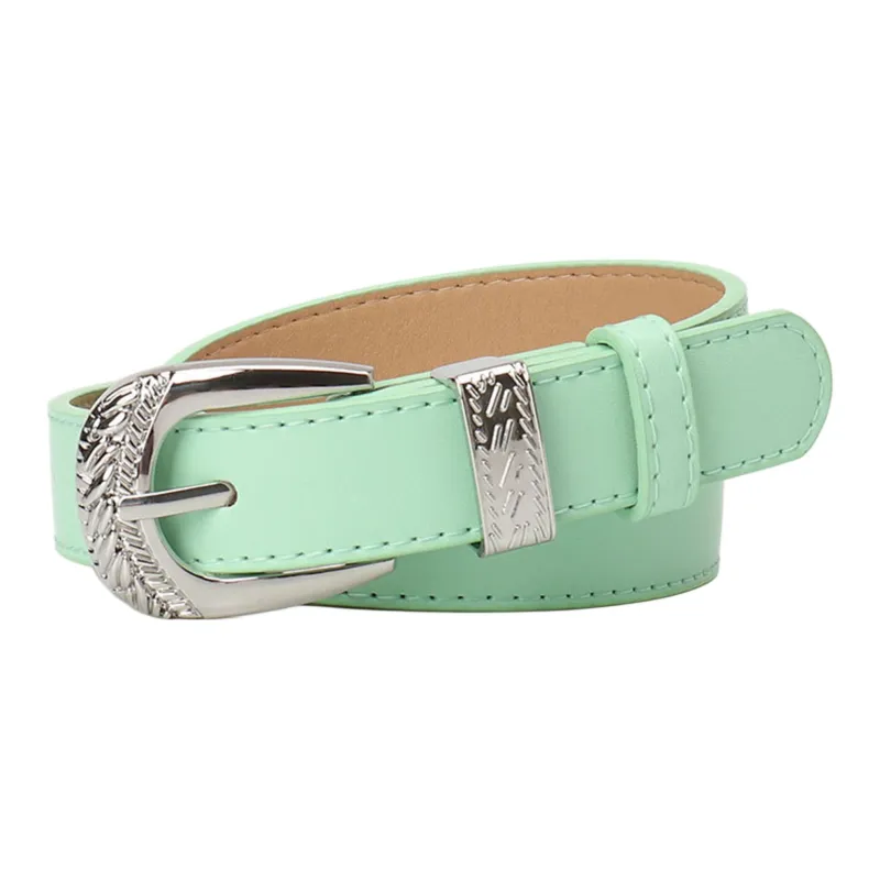 JEANSWEST PU Leather Belts Women's 2.4CM-29
