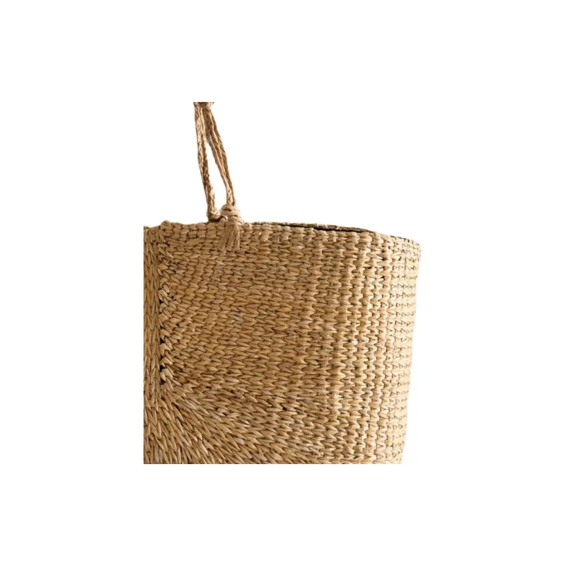 ZARA Straw Woven Handbag Women's Light Beige-4